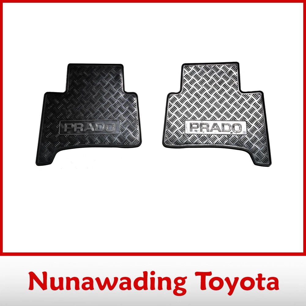 Genuine Toyota Landcruiser Prado Rear Rubber Floor Mats 2002 10 2009