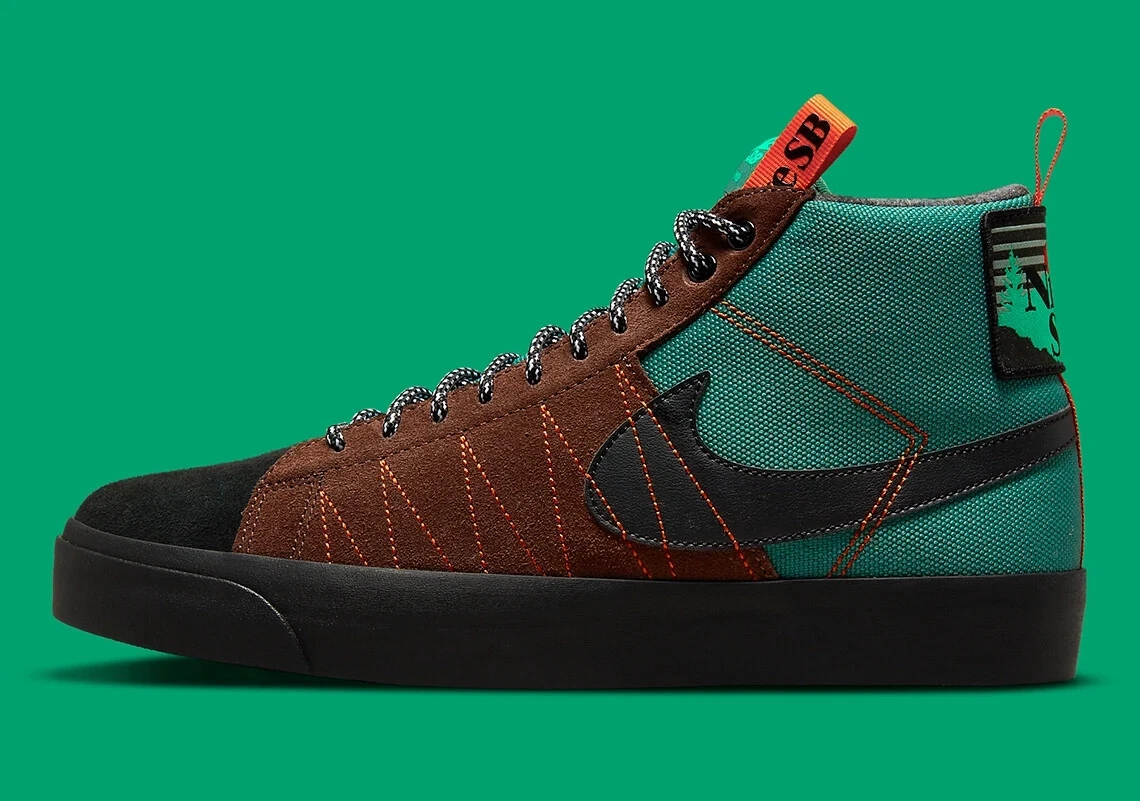 NIKE SB ZOOM BLAZER MID PRM Acclimate SIZE UK 5 EUR 38 DC8903 300 UNISEX