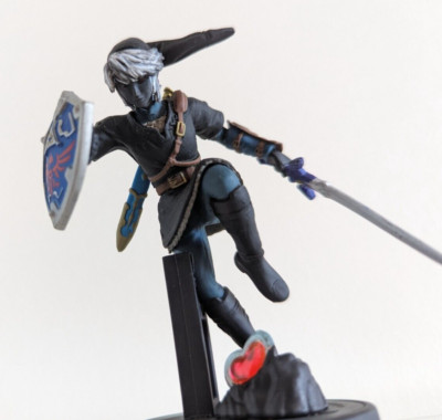 Custom Amiibo Dark Shadow Link Ocarina of Time - OOAK NEW - Nintendo Switch
