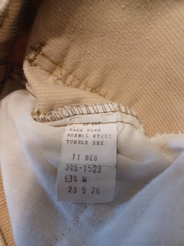 VINTAGE kids/youth Levi's Corduroy pants Size 11 reg Light brown Used sold As-Is - Picture 8 of 8