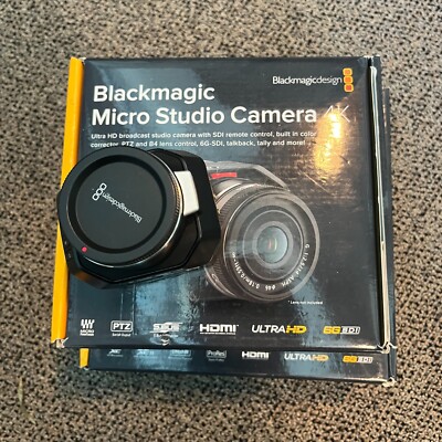 Blackmagic Micro Studio Camera 4k w/ Video Assist - Excellent Working Condition