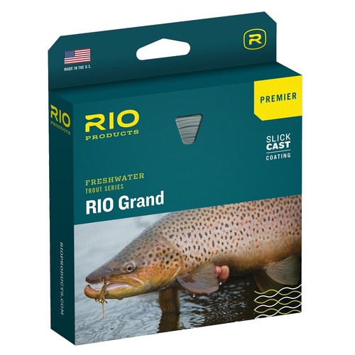 RIO Mainstream Sink Tip 12WF/S3 Fly Line 6-20833 Brown Lemon Green