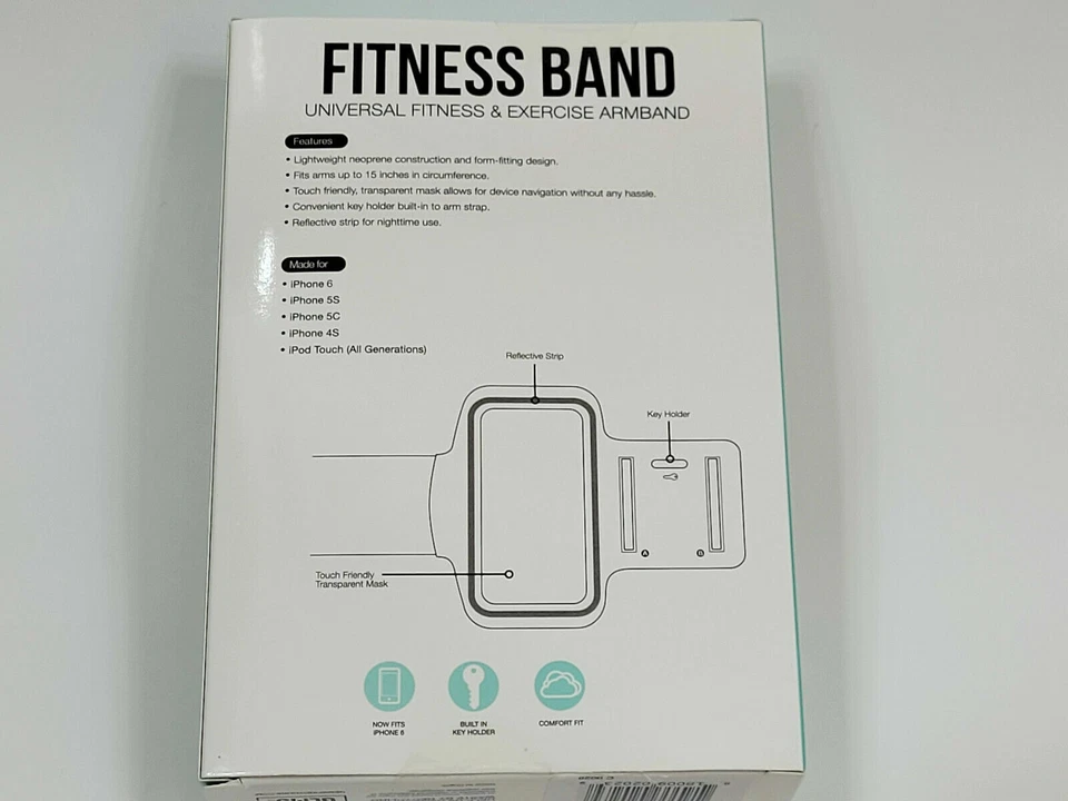 Gems Fitness Bands Universal  fitness and Exercise Armband Reflective Strip - Image 3 of 3