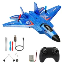 US STOCK 2.4gHz RC Airplanes F22 Jet Remote Control Fighter Night Flight RTF Pla