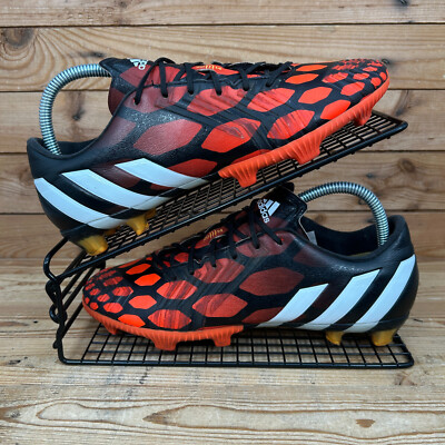 Adidas Fußballschuhe Größe UK 7,5 Predator Instinct Lethal Zones schwarz solarrot