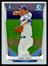 2014 BOWMAN CHROME MINI #277 JOHN RICHY LOS ANGELES DODGERS