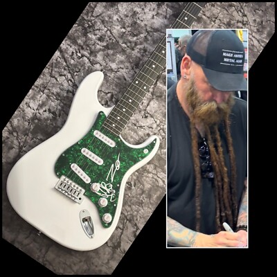 GFA Zoltan & Chris Kael * FIVE FINGER DEATH PUNCH * Signierte E-Gitarre COA