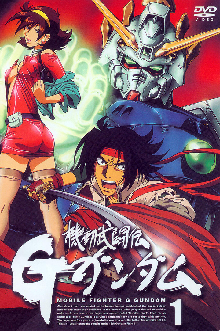 Mobile Fighter G Gundam Fight Japan Anime Wall Art Home Decor