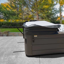 Puri Tech Glide Spa Cover Lift Side Mount Durable Polycarbonate Material Black