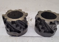 Ingersoll 27J1V4060R02 4" Indexing 24 Insert Shell Mill 1-1/2" Bore 2" Set of 2