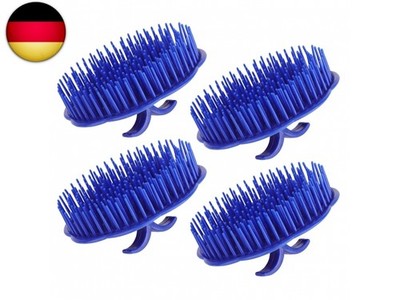 Segbeauty Palm Brush Haar, 4Pcs Scalp Massager Shampoo Brushes Männer Bart Kamm 