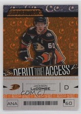 2023 Upper Deck Credentials Debut Ticket Access Orange /249 Jackson LaCombe z3b