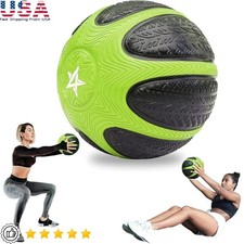 Non-Slip Rubber Medicine Ball Strength Training Core Exercise Workout 6lb New