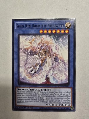 Saffira, Divine Dragon of the Voiceless Voice MP25-EN352 2025 Mega-Pack 1st...
