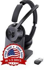 Aud fonos Inal mbricos Con Micr fono Con Cancelaci n De Ruido, Supraaurales NEW.