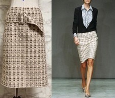 02SS LOOK PRADA Croquet Print Belted Skirt