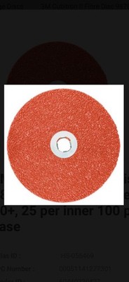 3M Cubitron II Fiber Disc 5   987C.   87364 25 Pack