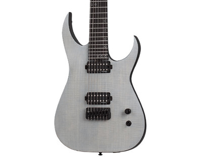 Schecter KM-7 MK-III Legacy 7-String Guitar - Transparent White Satin - Open Box