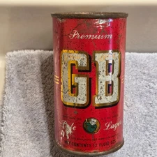 1948 GB PALE LAGER, IRTP flat top beer can GRACE BROS, Santa Rosa California B/O