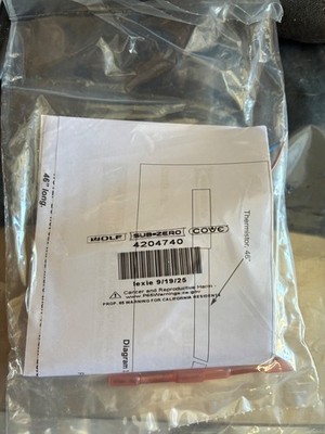 4204740 SUB ZERO THERMISTOR**GENUINE**OEM**NEW**