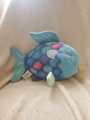 Kohls Cares Plush Rainbow Fish 12'' 2021 NorthSouth Books Blue Stuffed Animal Toy