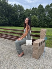 Fashion Nova Dress Women Olive Size Medium Midi Ruched Off Shoulder