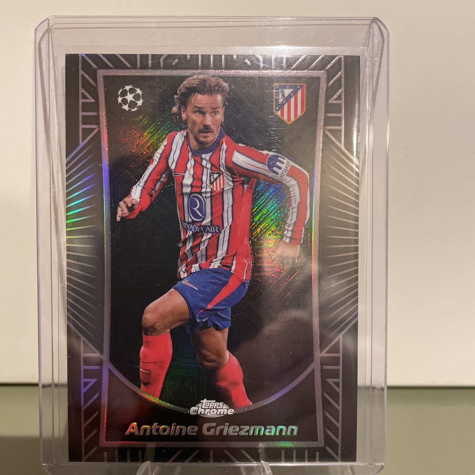 Antoine Griezmann 2024-25 Topps Chrome UEFA Shadow Etch #SE-5