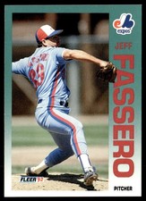 1992 Fleer Jeff Fassero Montreal Expos #477