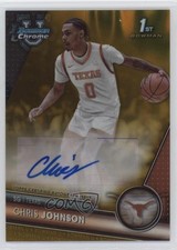 2023 Bowman U Chrome Prospect Gold Lava Refractor 26/50 Chris Johnson Auto 00y3