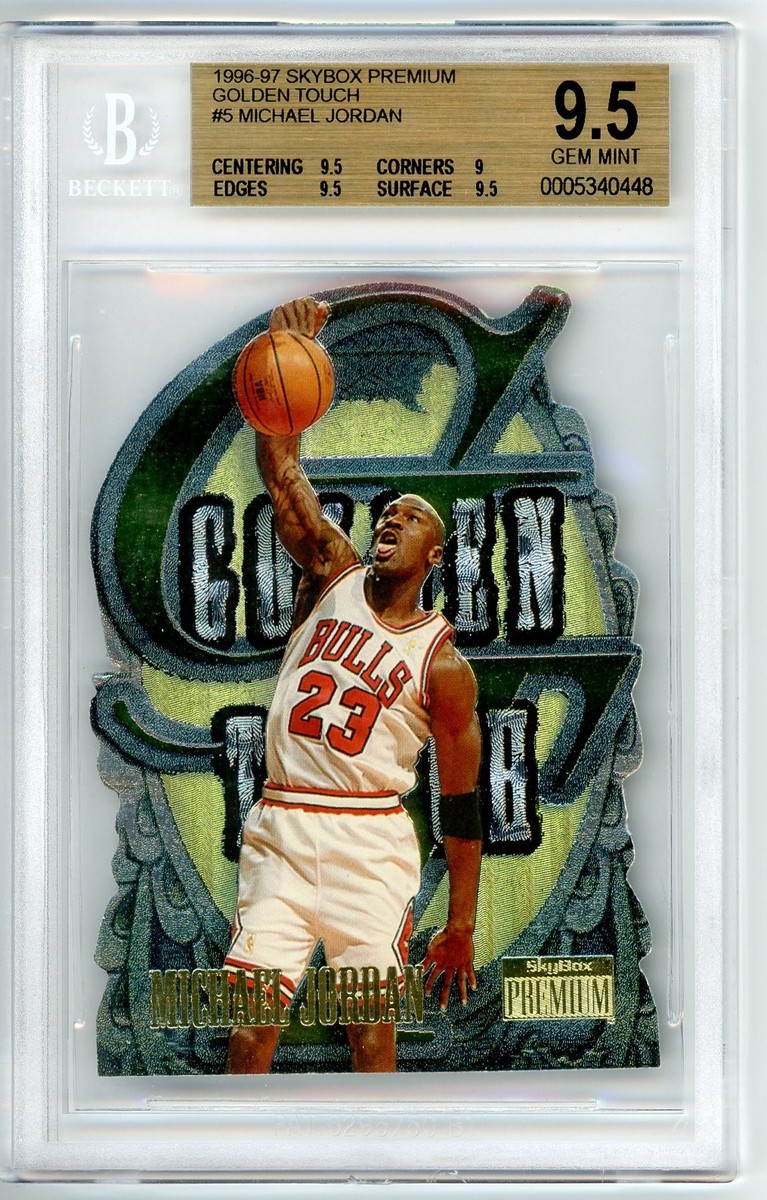 Michael Jordan 1996-97 Skybox Premium Golden Touch #5 BGS 9.5 GEM