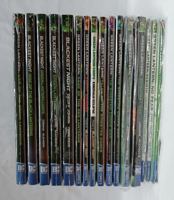Green Lantern Blackest Night and more - Lot of 16 books BRAND NEW-13 HC & 3 SC!!