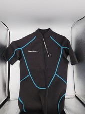 SeaSkin Men's 3mm Shorty Wetsuit Front Zip Short Sleeve Neoprene XL