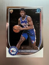 VJ Edgecombe 2025-26 Bowman Chrome Rookie #BCV-3 Philadelphia 76ers Rc