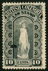 Canada Revenue BCL5a Used Watermarked British Columbia Law Stamp