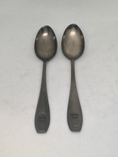 GEBR. HEPP 90 Reichsbank Coffee Tea Desert Spoon 2qty. 