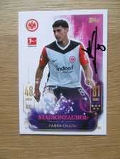 Fares Chaibi autograph signed trading card Topps Bundesliga "Frankfurt 24/25"