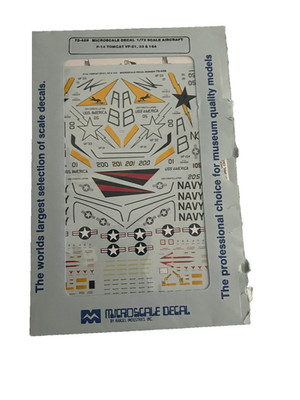 Microscale Decal 72-489 F-14 Tomcat VF-21, 33 & 154
