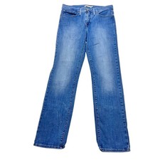 Levi  s 314 Shaping Straight Mid Rise Stretch Denim Jeans 30x32 Medium Wash