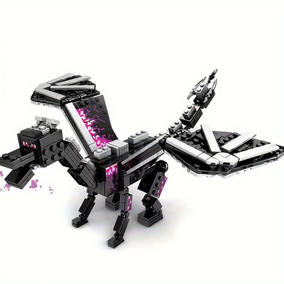 New Minecraft Ender Dragon 246Pcs Building Blocks Model Set Toy Gift Unbranded