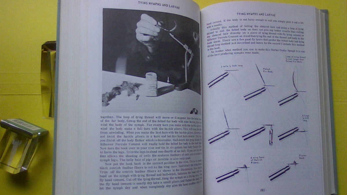 Vintage 1966 Professional Fly Tying, Spinning and Tackle Making