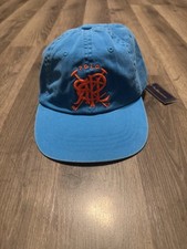 VTG Polo Ralph Lauren Men Cross Mallet Scribble Logo Embroidered SnapbackHat NWT