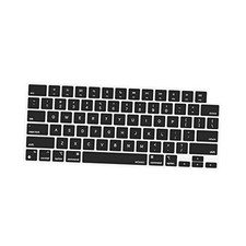 Keyboard Cover Skin Compatible with MacBook Air 15 inch M3 A3114 M2 Black