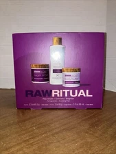 Raw Sugar Raw Ritual Kit Sugar Scrub Body Butter & Body Wash Pomegranate & Pear