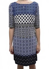 NWT Eliza J Patterned Sheath Dress, Size 6