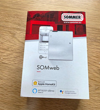SOMMER SOMweb Smart-Home-Modul SOMloq2 Apple HomeKit Alexa Google, Weiß