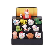 Yakushigama Zodiac Nishiki-Sai Lucky Display, Multicolor, 1.30 Pound