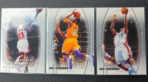 2006-07 Fleer Hot Prospects lot JORDAN,KOBE BRYANT LEBRON JAMES 3 CARDS GOATS
