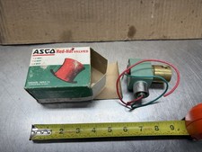 NEW OLD STOCK ASCO RED HAT 1/8" 110/120V SOLENOID VALVE