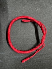 Lucky Red String Bracelet Tibetan Buddhist Prayer Handmade