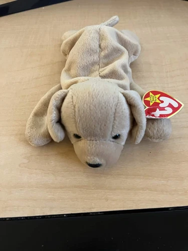 (VINTAGE)-TY-FETCH the Dog BEANIE BABY (with tag)-(1997)